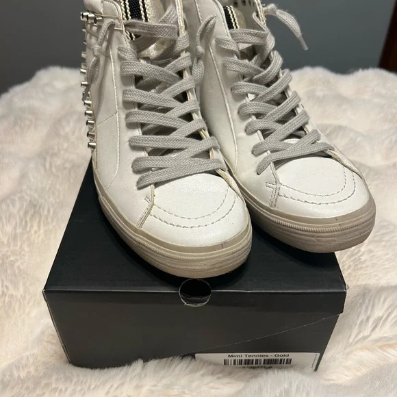 ShuShop Studded High-Top Sneakers - Picture 2 of 3